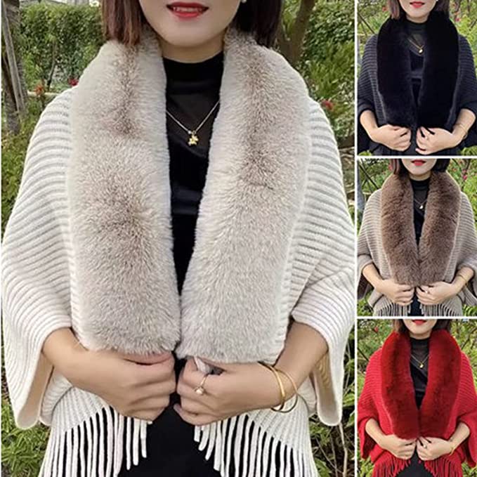 Damesvest Louise – Met Luxueuze Faux Fur Kraag | One Size