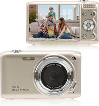 4K Compact Digitale Camera met 58MP Foto's en 16X Zoom – Lumora