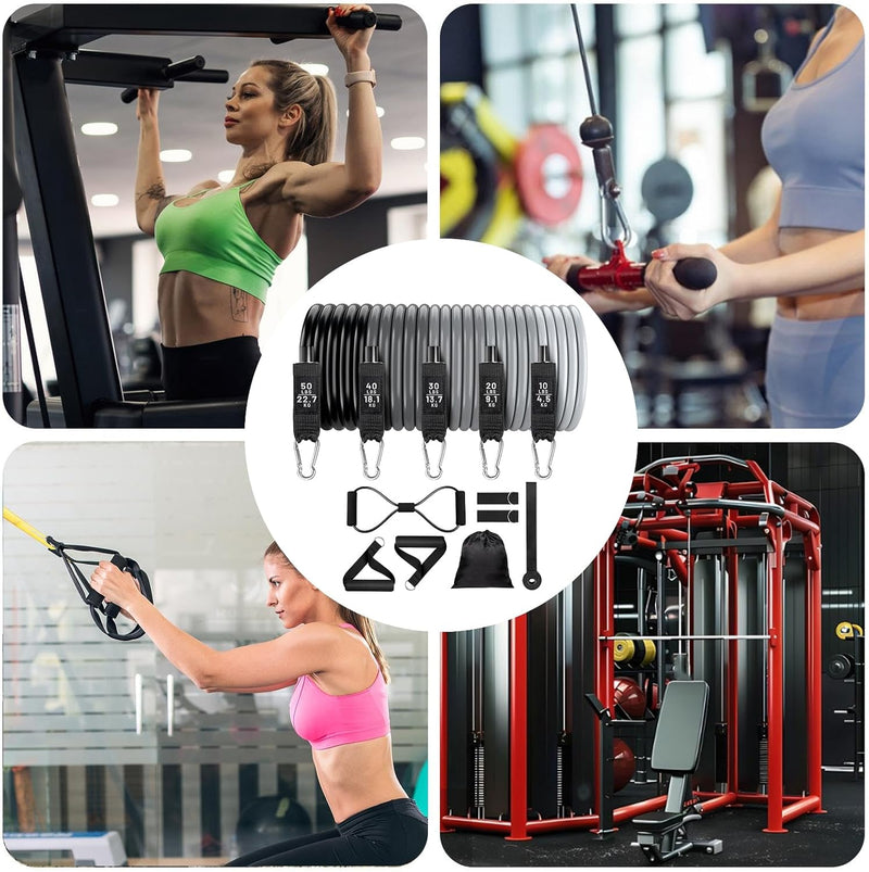Hanging Fitness Resistance Bands Set – Veltrix 