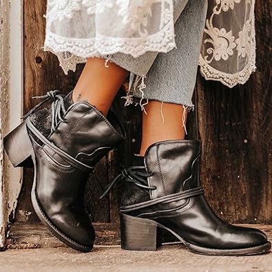 Stilvolle Leder Damenstiefeletten - Celeste