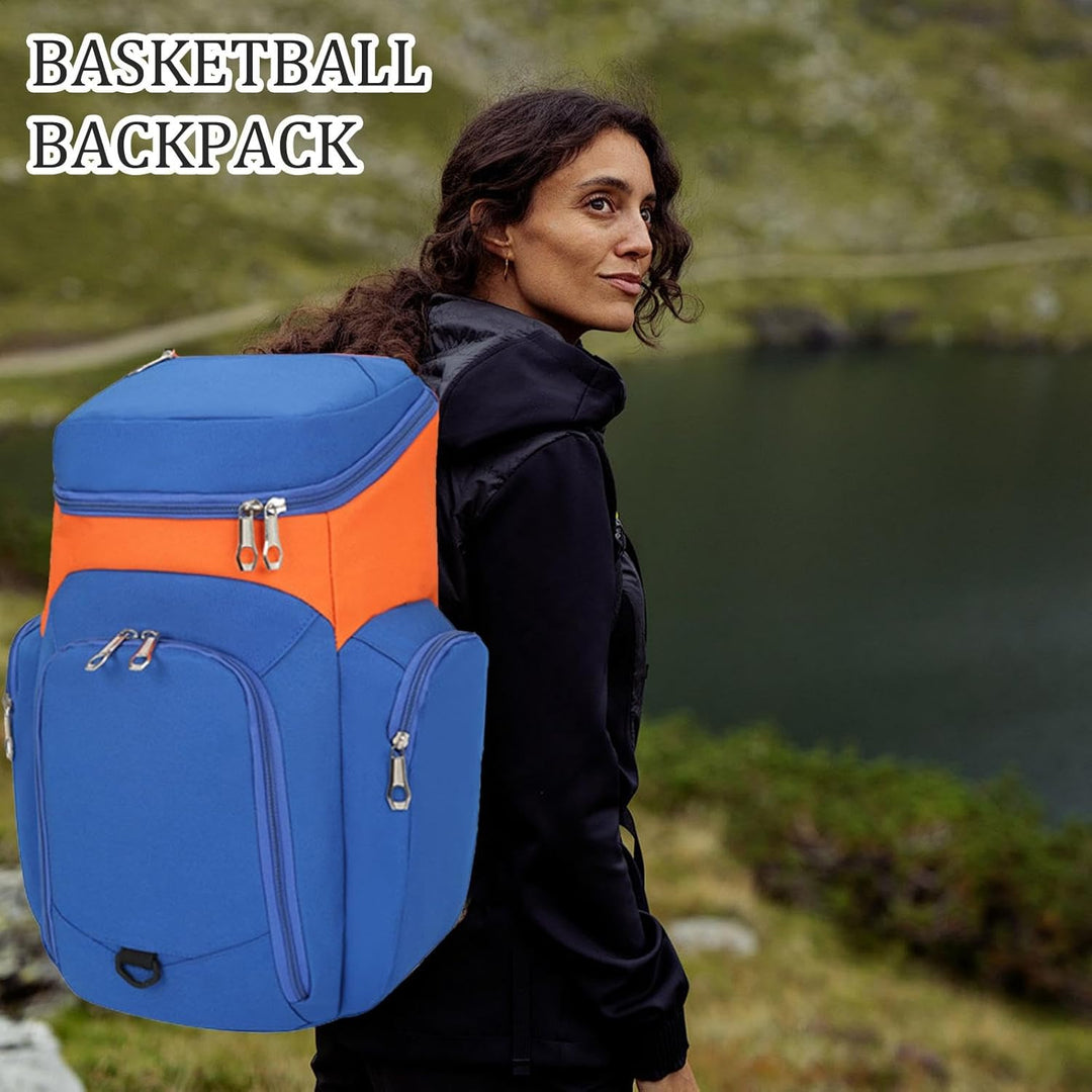 Men's Basketball Backpack - Large 30L Sports Bag with Waterproof Base - Draycor 