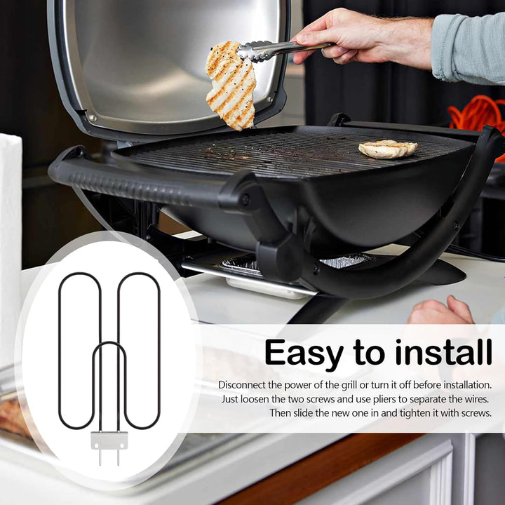 Hochleistungs-Heizspirale aus Edelstahl 2200W für elektrischen Outdoor-BBQ – Zeythra
