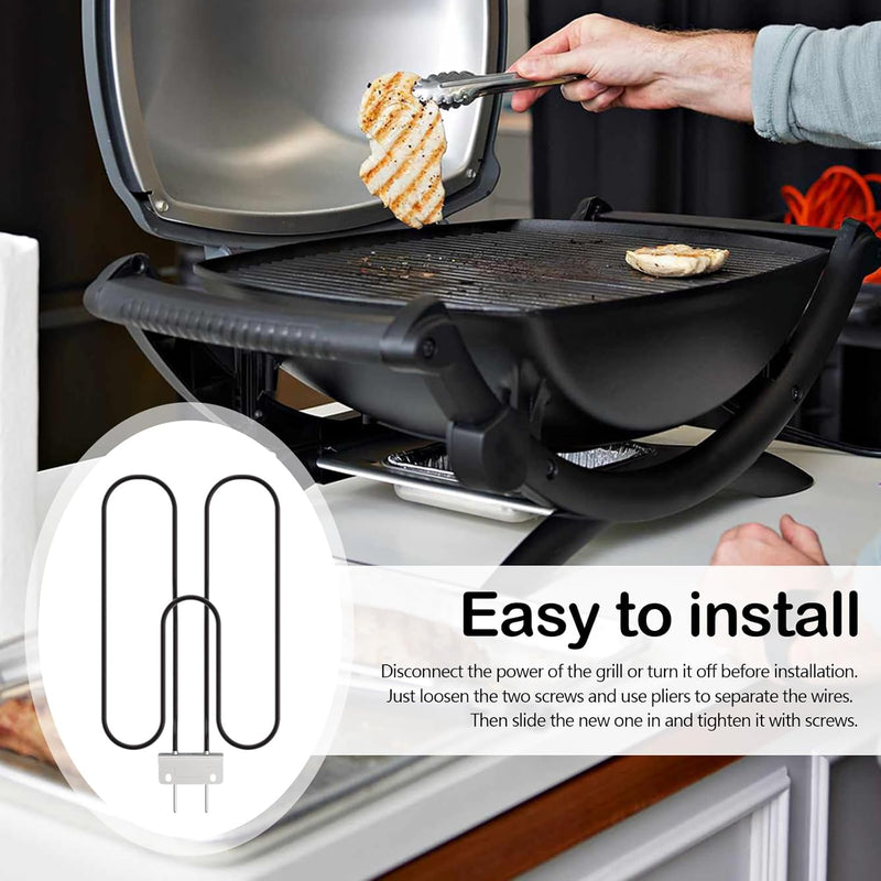 Hochleistungs-Heizspirale aus Edelstahl 2200W für elektrischen Outdoor-BBQ – Zeythra