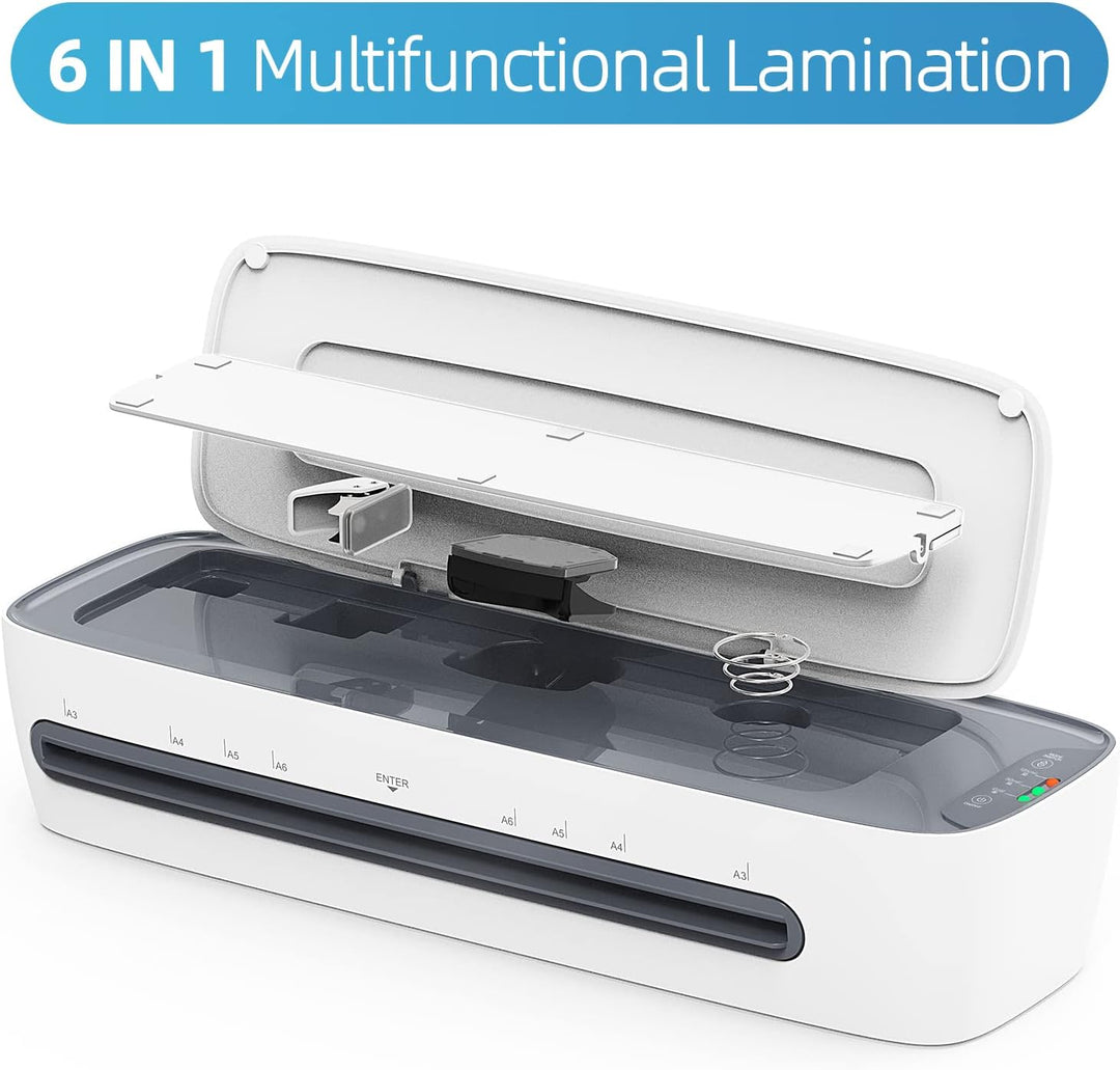 A3 Desktop Laminator Set met Hete & Koude Modus en 6-in-1 Functies – Lexaro