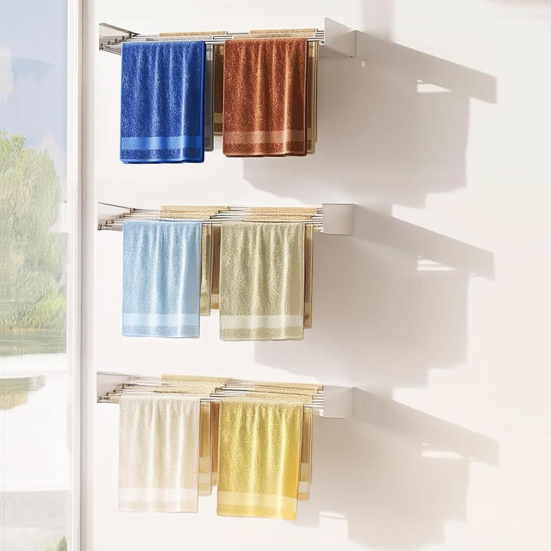 Wandgemonteerd Vouwbaar Kledingdroogrek – DryWall