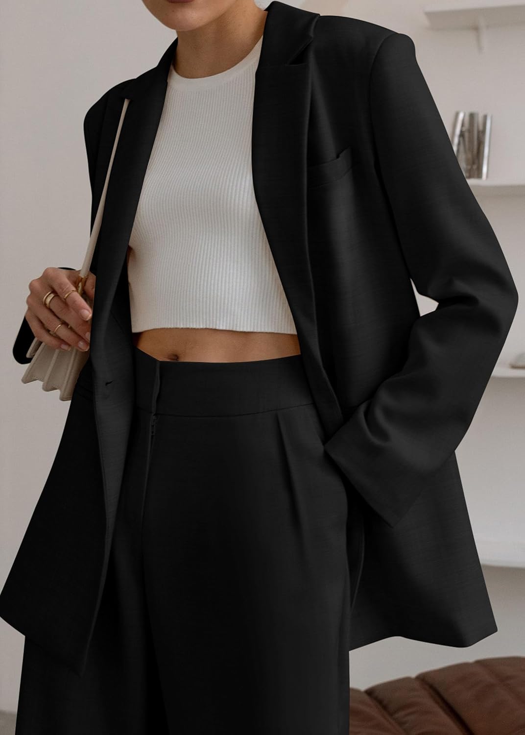 Stijlvolle Blazer en Pantalon Set - Mia