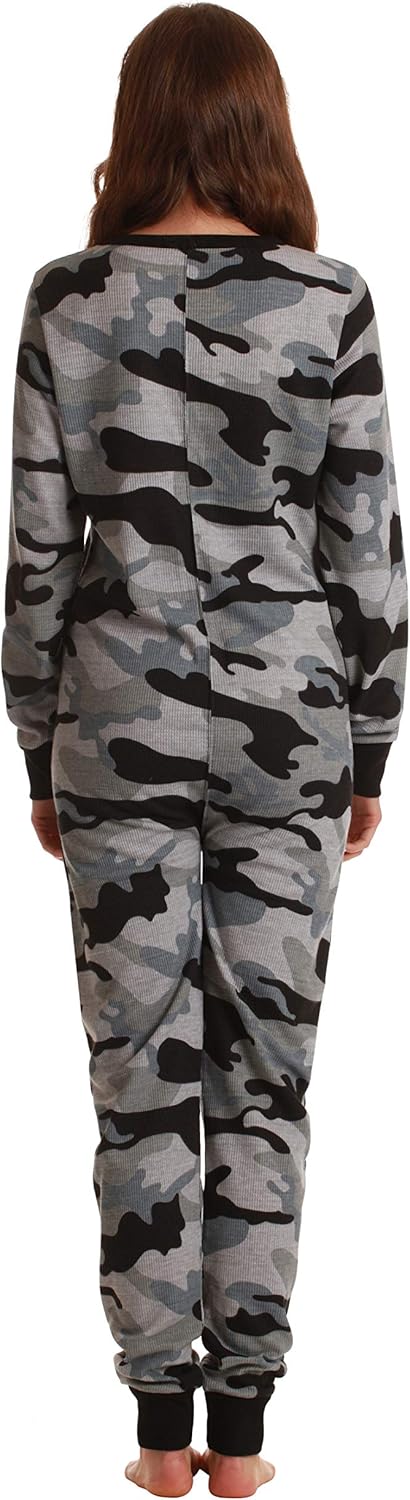 Thermo-Onesie mit Rundhalsausschnitt - CozyPlaid