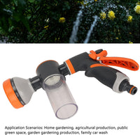 Gartensprinkler mit Schaumsprüher – 8 Modi Hochdruck-Handbrause