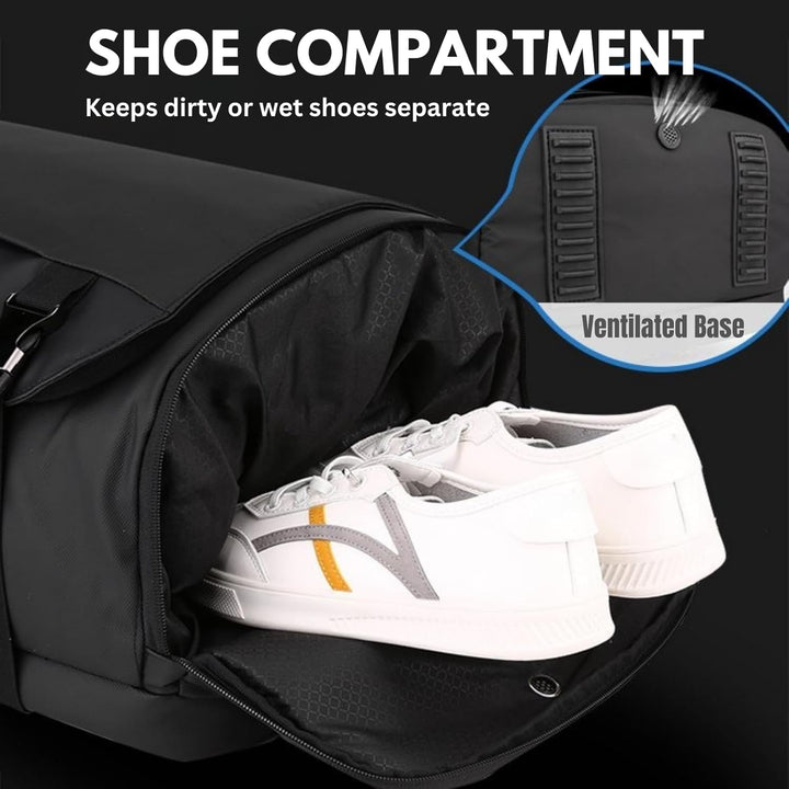 15” Waterproof Laptop Backpack with Side-Open Design & USB-C Port – TrekPro Series