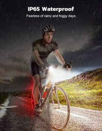 Ultra Slank USB Oplaadbare Fietsverlichting Set met 4+6 Modi – SlimBeam