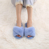 Fuzzy Slippers with Memory Foam - CloudStep