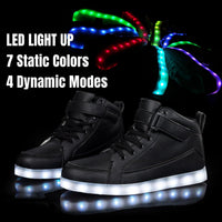 Trendy LED Sneakers met Oplaadbare Verlichting - LumaBoost