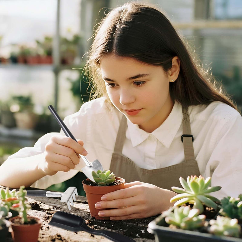 12-in-1 Succulent Tool Set with Storage Bag for Indoor Gardening