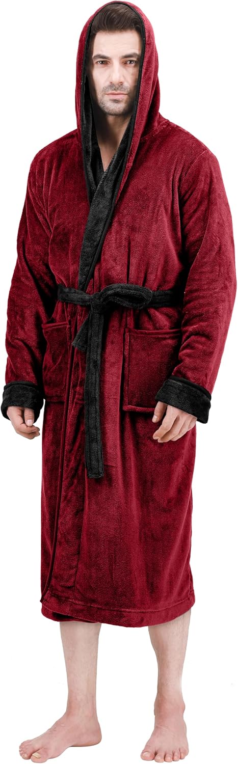 Bequemer Herren Fleece Bademantel - Harry