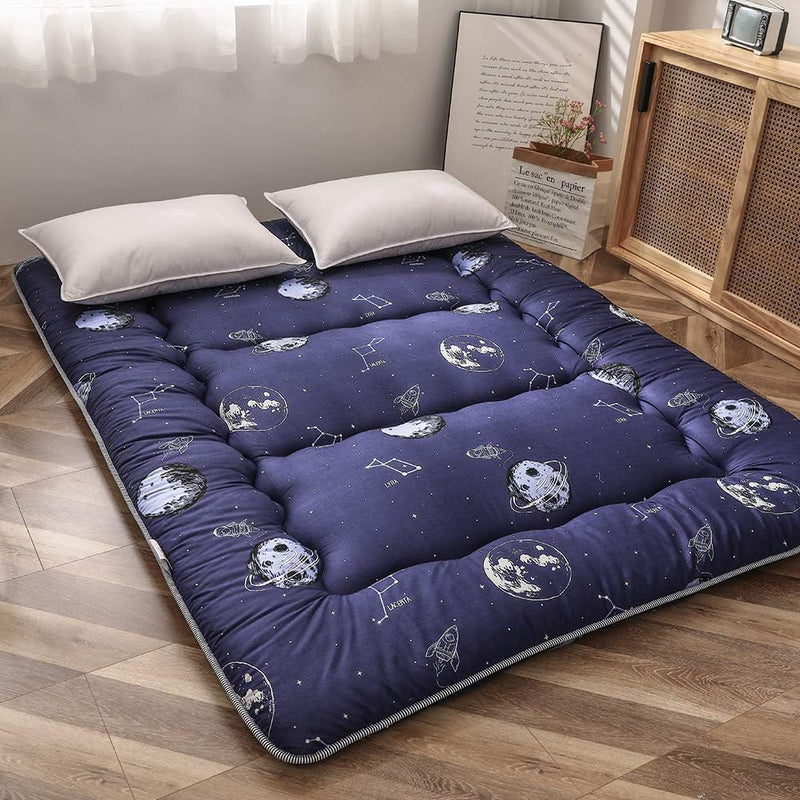 Folding Japanese Futon Floor Mattress with Memory Foam Support – Arivon