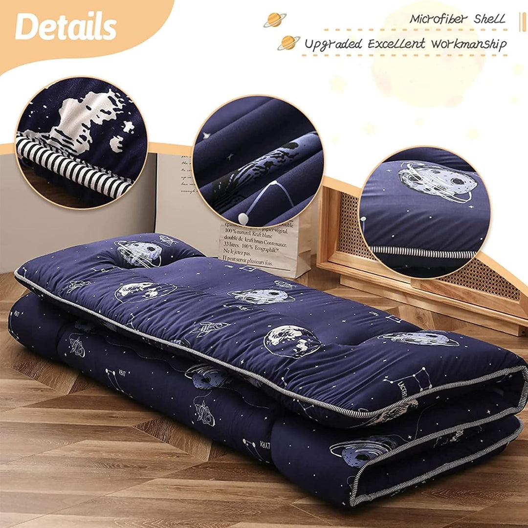 Folding Japanese Futon Floor Mattress with Memory Foam Support – Arivon