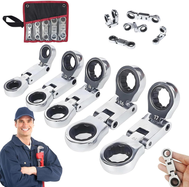 Double Drive Flex Head Ratchet Wrench – Torvex 