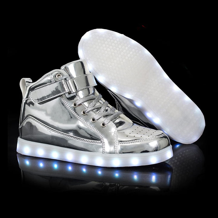 Trendy LED Sneakers met Oplaadbare Verlichting - LumaBoost