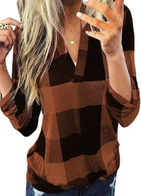 Stilvolle Casual Kariertes Damenhemd - Lara