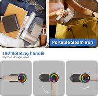 Portable travel steam iron 1200W with 6 modes and AU plug
