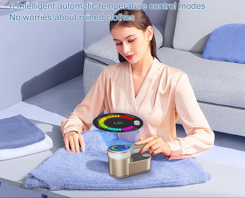 Portable travel steam iron 1200W with 6 modes and AU plug