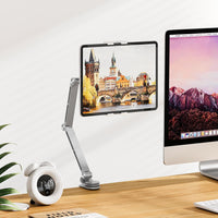 Verstelbare Aluminium Tablet Desk Stand met 360° Rotatie – Movaro