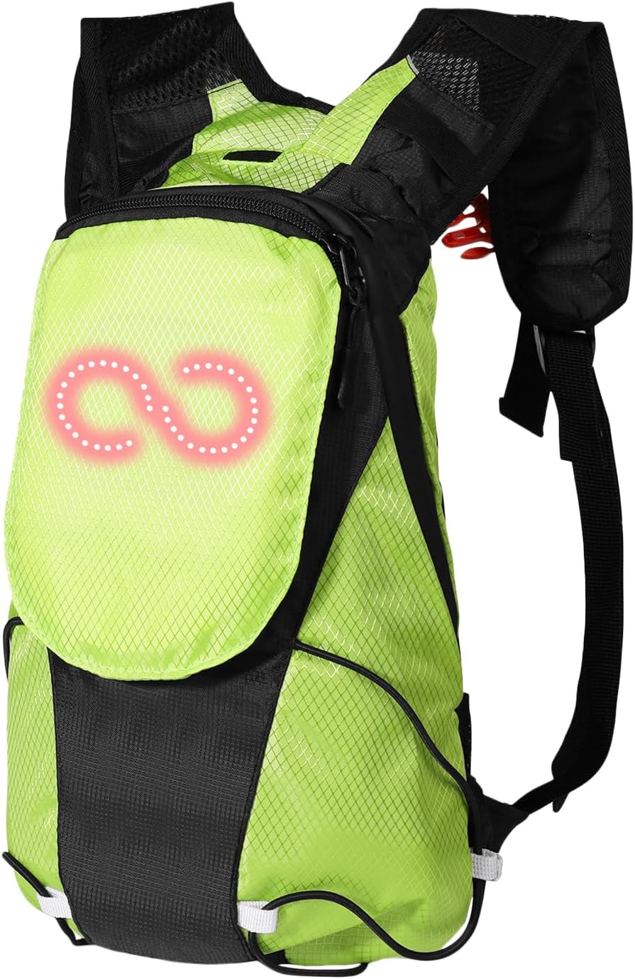 LED Motorfietsrugzak – Luminescente Veiligheidstas voor Buiten- en Nachtfietsen – Lumaro