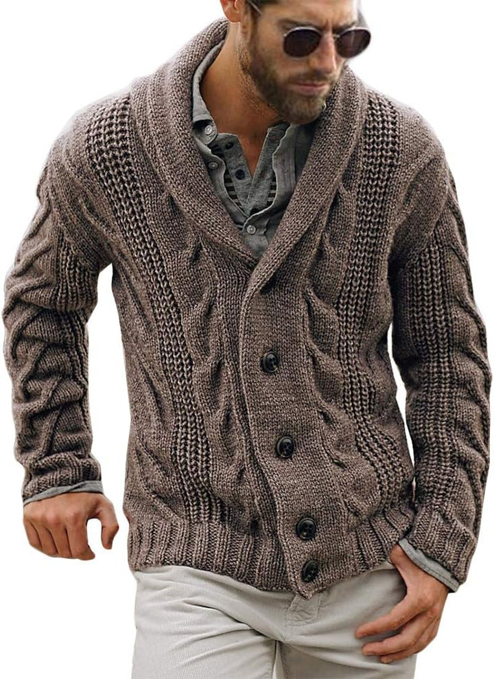 Bequemer gestrickter Herrenpullover - Lucas
