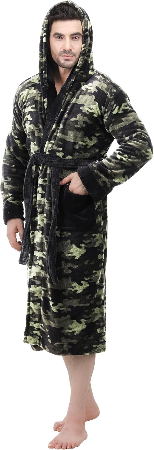 Bequemer Herren Fleece Bademantel - Harry