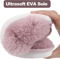 Fuzzy Slippers with Memory Foam - CloudStep
