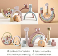 Montessori Holz Spielset – Buildoro