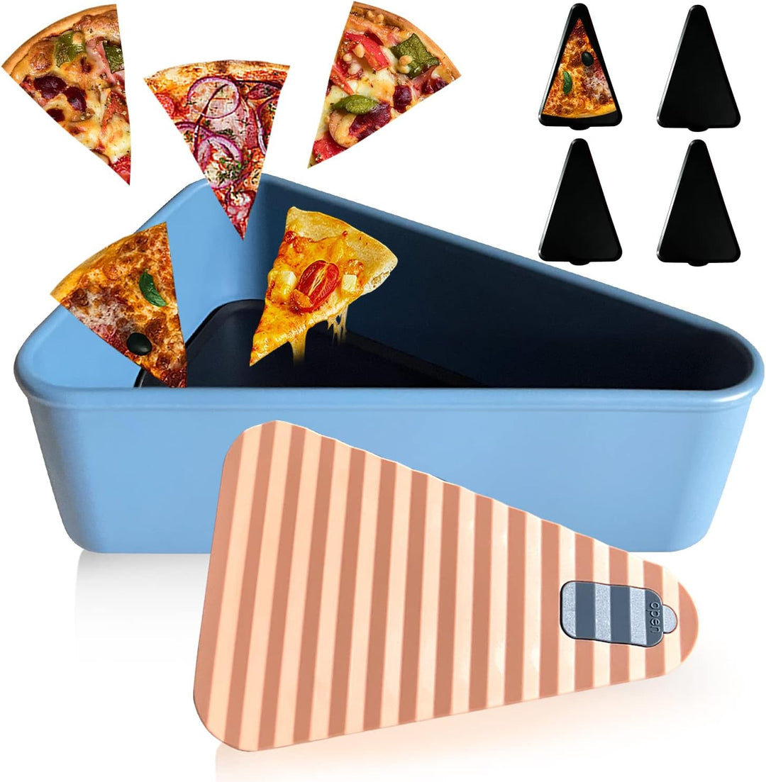 Reusable Pizza Storage Container with 2 Trays – SliceSafe