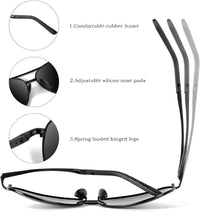 Premium Polarized Aviator Sunglasses - Joey