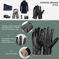 Winter Leder Touchscreen Handschuhe - TouchLuxe