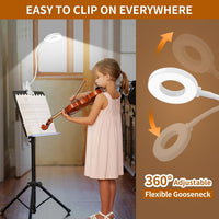 3 Kleurmodi LED Bureau Klem Lamp met Flexibele Gooseneck – Selvara