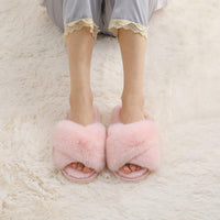 Fuzzy Slippers with Memory Foam - CloudStep