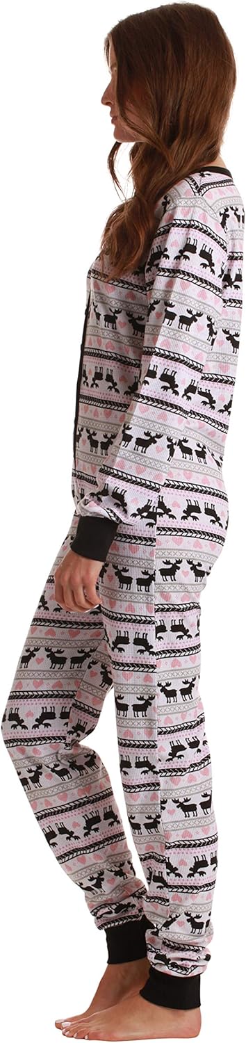 Thermo-Onesie mit Rundhalsausschnitt - CozyPlaid