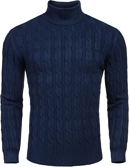Lässiger Herren-Strickrollkragenpullover - Sander