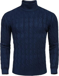 Lässiger Herren-Strickrollkragenpullover - Sander