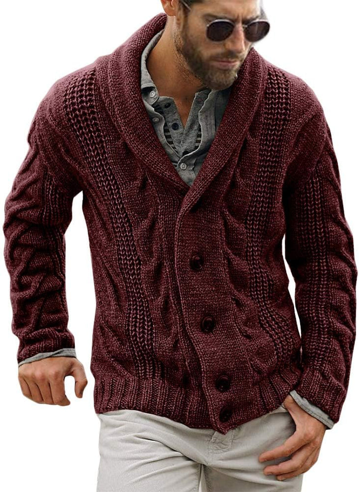 Bequemer gestrickter Herrenpullover - Lucas