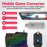 RGB Gaming Toetsenbord en Muiscombinatie – Ergonomische Controller-Adapterset – Zyvorn