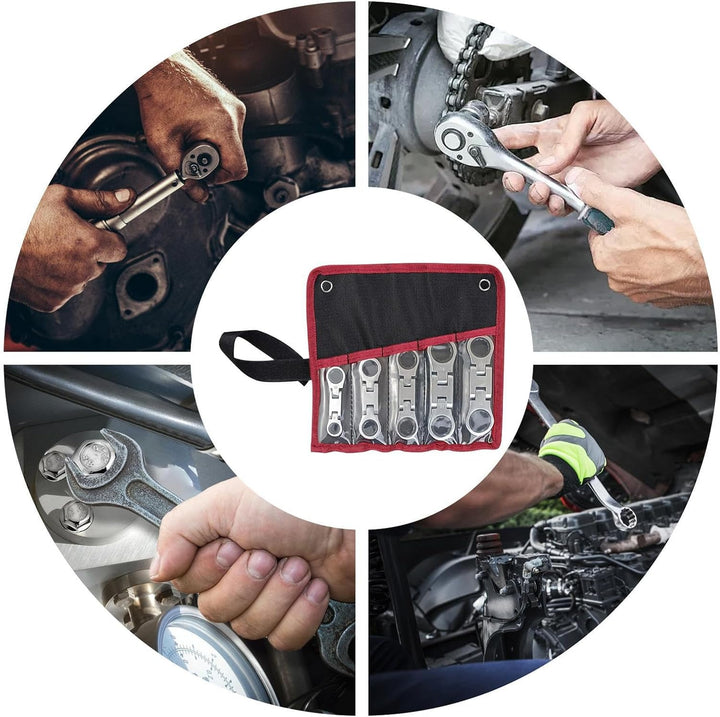 Double Drive Flex Head Ratchet Wrench – Torvex 