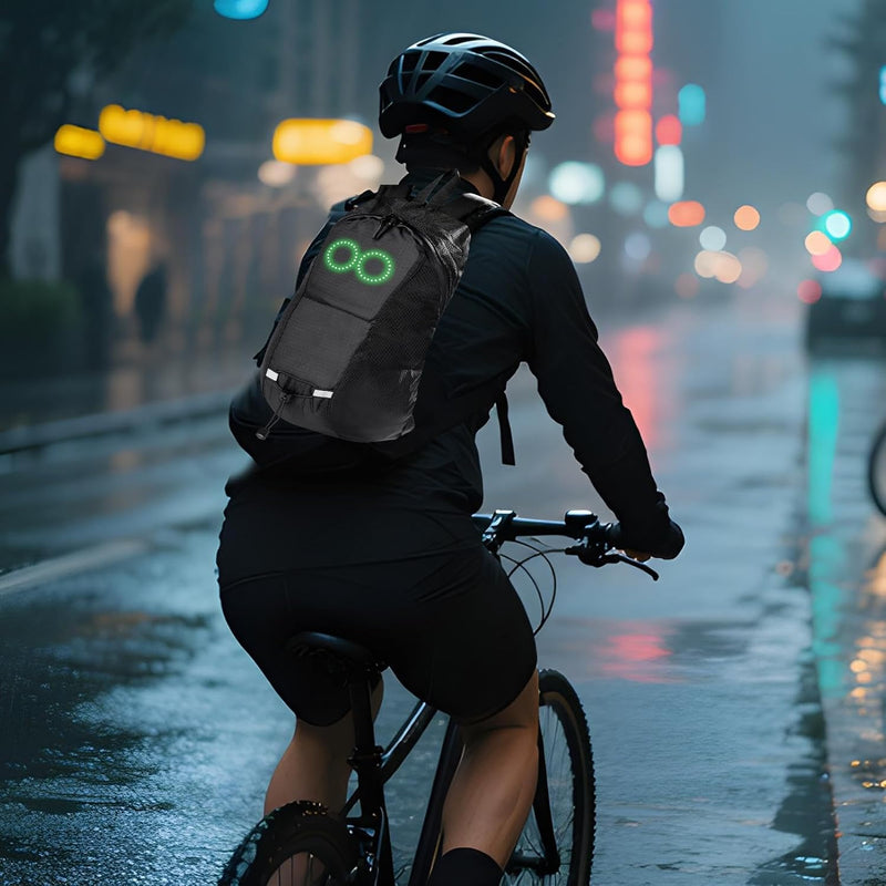 LED Reisrugzak – Waterdichte Lichtgevende Rugzak met Muziekresponsieve Verlichting – Nexora