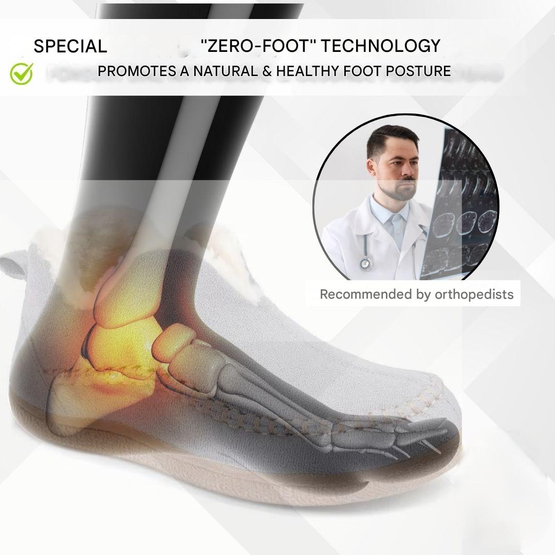 Barefoot slippers with fleece lining – Amalia