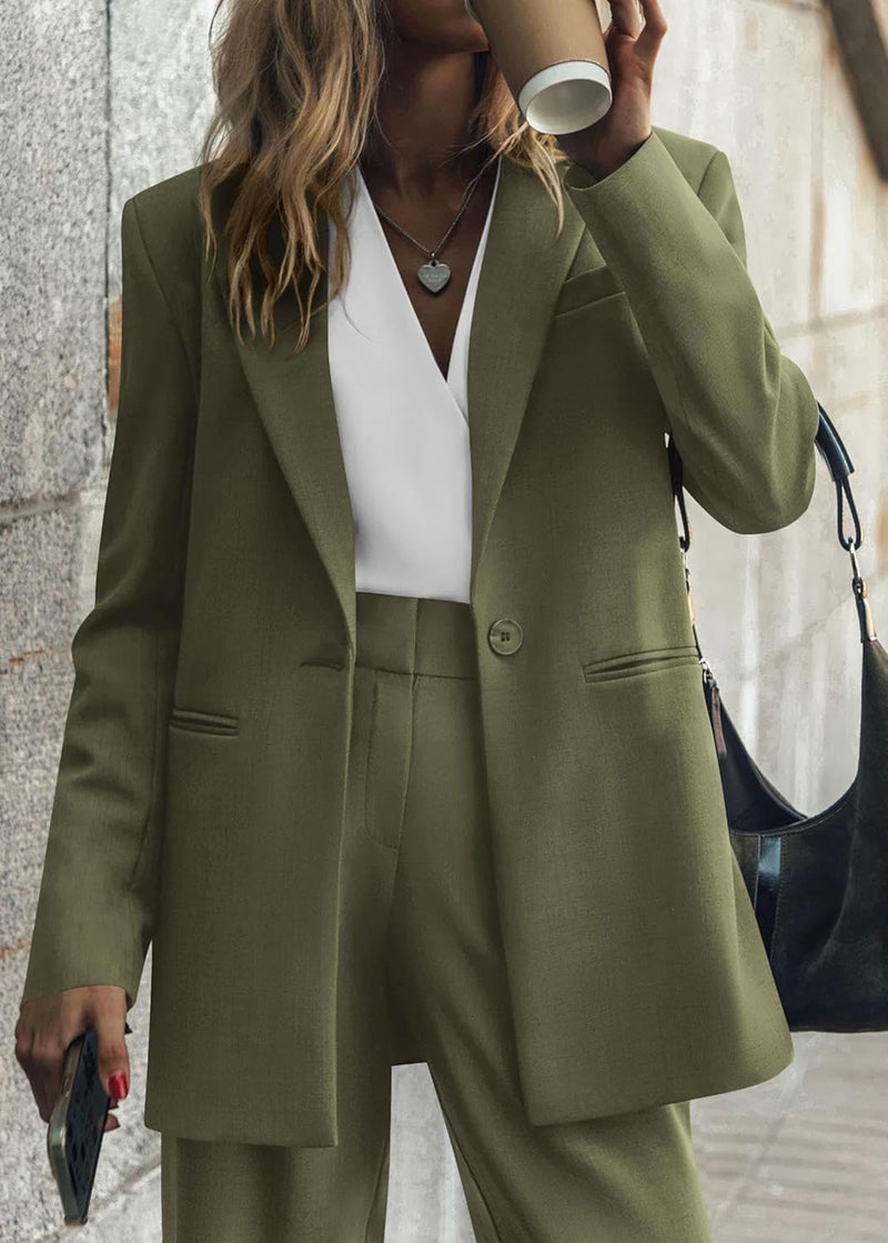 Stijlvolle Blazer en Pantalon Set - Mia
