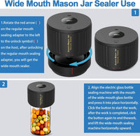 Electric Vacuum Sealer Kit for Mason Jars - SealTight