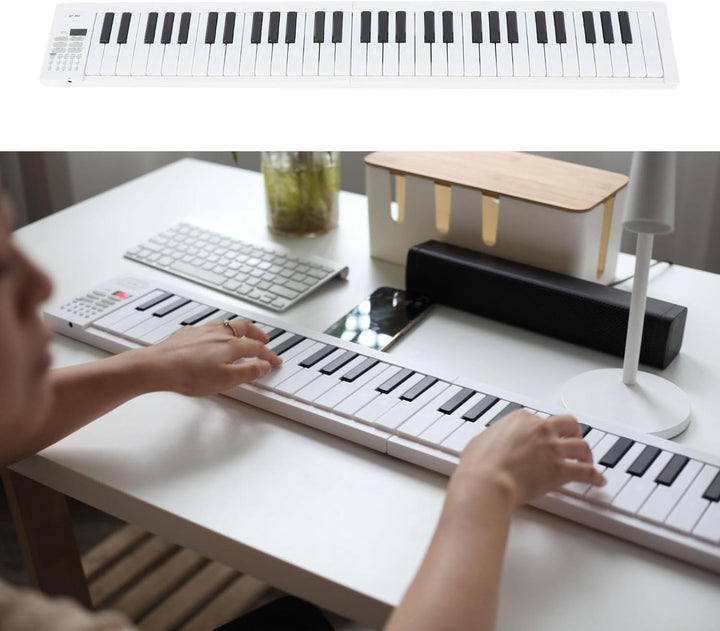 Zusammenklappbares Digitalpiano mit 61 Tasten sowie Aufnahme- und Wiedergabefunktion – Meliora