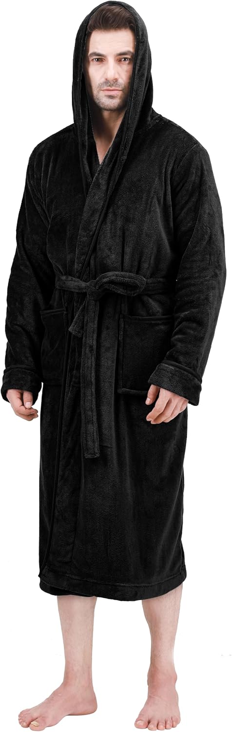 Bequemer Herren Fleece Bademantel - Harry