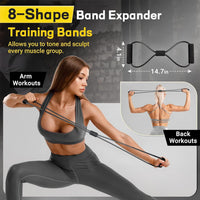 Hanging Fitness Resistance Bands Set – Veltrix 