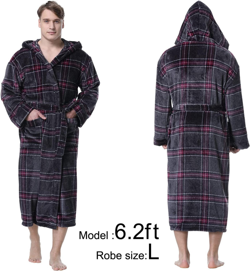 Luxuriöser Herren Bademantel mit Kapuze - Lars